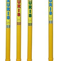 LAURIS Cricket Plastic Wicket Stump Set With Base Stand full Size 4 pcs Wickets with 3 Bails and 2 Bases |1 Base having 3 holes for wicket holding and 2ND with 1 hole for wicket holding| with 1 Beautiful Bag Made Of Tetron-image-41