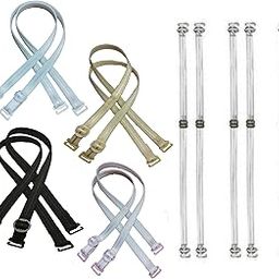 Bra Straps Transparent Black White Skin Pink Straps Fancy for Women Apperal-image-82