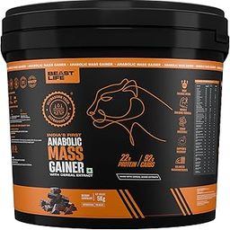 BeastLife Anabolic Mass Gainer with Ultrasorb Tech Belgian Chocolate 5 Kg-16