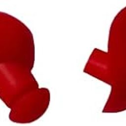 Silicone Swimming Waterproof Soft Ear Plugs Reusable Anti-Noise Dust-Proof Water Diving Sports Earplugs Accessories (Red)-17