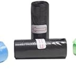 Amso Plastic Portable Disposable Baby Diaper Nappy Garbage Bag (6 Multi Color Garbage Roll), 6 Count-16