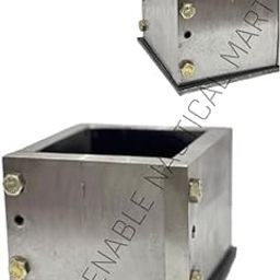 Zinc Cube Moulds (2.78'' x 2.78'' x 2.78'') | Taneble Nautical Mart | Concrete & Cement Testing Moulds (2)-image-57