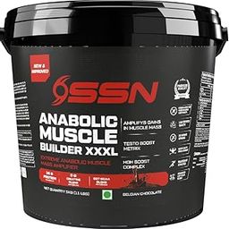 OSSN Anabolic Muscle Builder Xxxl, 5kg (11 Lbs), Chocolate, Extreme Anabolic Muscle Mass Gainer, 36g Of Protein And 738 Kacl Per Serving With Testo & Boost Matrix, Accelerate Post Workout Recovery-image-69