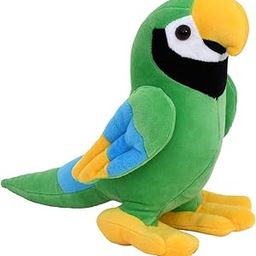 Mirada Cute Green Parrot Soft Toy for Girls/Kids | Stuffed Plush Animal | - 21cm-23