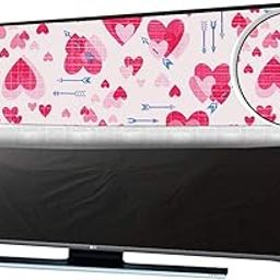 Waterproof, Weatherproof and Dust-Proof LED Smart TV cover for LG (43 inch) Full HD, 43LM6360PTB Protect Your LCD-LED-TV Now love heart print-picture-11