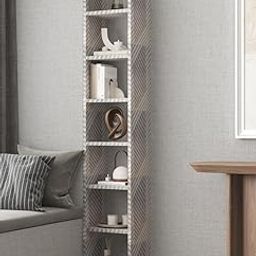 Royal Furniture 6 Layer Wooden Bookshelf Modern Multipurpose Storage Rack for Living Room, Bedroom, Office DIY Organizer (180 x 33 x 24 cm)-7