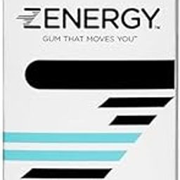 ZENERGY Energy Gum - Mint Flavor | 50mg Caffeine + 35% B6 and 45% B12 Vitamin | Vegan, 0 Sugar, 0 Calories, 0 Gluten, 0 Aspartame, Non-GMO, Instant Action | 1 Pack = 8 Count-25