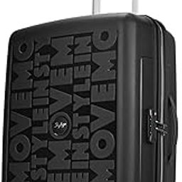 Polypropylene (Pp) Play Check-in 66 Cm (Medium) 8 Spinner Wheels Trolley Bags for Travel, Hardshell Lightweight Bag with TSA Lock, Tough Suitcase for Travel (Jet Black)-52