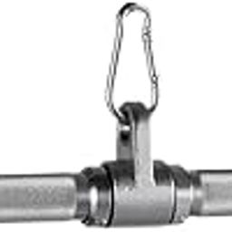 MERISHOPP LAT Pulldown Bar Multi Exerciser for Workout Pulley System Strength Training Silver| Sports Equipment | Outdoor Sports Gear | Exercise Gear-12