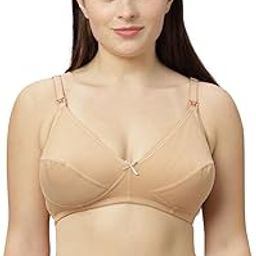 Tinycare Womens Maternity Nursing Bra | Non Padded, Wire Free, Comfortable Cotton Bra | Moderate Coverage, Breathable Polyester Fabric | Adjustable Strap, Hook & Eye Closure-image-33
