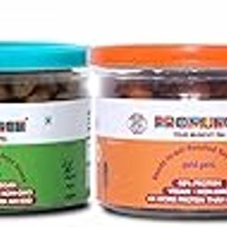 PROMUNCH Roasted Soya Snack | High-Protein | Healthy | Gluten-Free | Combo of 4 Packs, Flavour: Cheese&Onion,Peri-Peri,Noodle Masala & Tangy Pudina, 70 g Each-image-37
