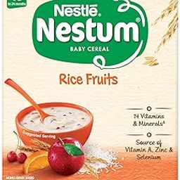 NESTUM Baby Cereal - Rice Fruits (From 10 to 24 months) - 300g, Bag-in-Box Pack-27