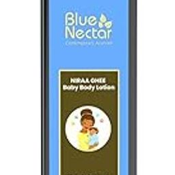 Blue Nectar Baby Lotion with Nourishing Organic Ghee, Body Butters and Ayurvedic Baby Oils Baby skincare | Infant Body lotion | Gentle moisturizer for Kids (12 Herbs, 200ml)-image-18