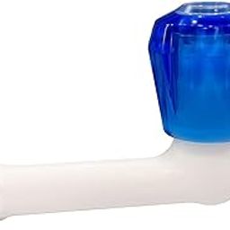 VERR Heights Premium Crystal Blue Long Body Virgin Grade PVC tap | Suitable for Bathroom, Kitchen and Outdoor Area-image-1