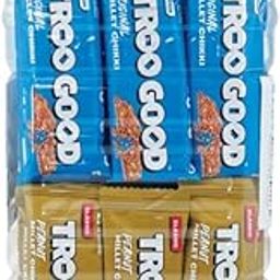 TROOGOOD Millet Chikki (15g)+ Peanut Millet Chikki (16g) Combo Jar | Packed with Fiber and Protein | No added Preservatives, Colours and Artificial Ingredients | Sweets | Gazak | High energy Nutrition bars | Jar of 50 pieces |-image-1