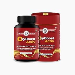 FOR HIM FOR HER OxyBoost Activ – Advanced Oxygen & Circulation Support | With Amaranthus Leaf Extract | Enhances Athletic Performance & Vitality | 60 Veg Capsules-17