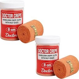 doctor crepe handloom crepe cloth with fast edges (8cm) bandage pack of 2-image-93