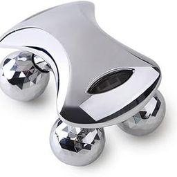 SWIMERO,Solar Powered 4D Mini Body & Face Roller Massager (Silver)-24