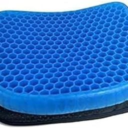 WANDF Egg Gel Seat Cushion for Office & Car – Cooling Gel Technology with Memory Foam – Comfort & Support for Sciatica, Back, Tailbone Pain Relief-25