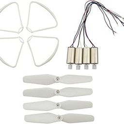 ATORSE 4 Pieces Propeller & Protective Cover & Motors for Syma X23 X23W Quadcopter-3