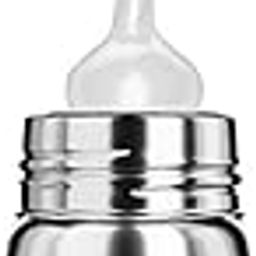 Eddie & Holly Hot & Cold Stainless Steel Feeding Bottle for Baby | 12 Hours hot & Cold | Premium Stainless Steel | BPA Free | Safe and Hygenic | 200 ml | Feeding Bottle | Double Walled-5