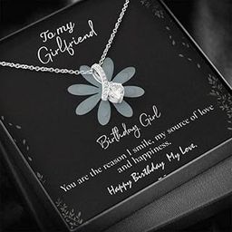 925 Sterling Silver Best Unique Birthday Gift for Girlfriend - Pure Silver Pendant & Message Card Female- | Necklace to Gift Women & Girls | With Certificate of Authenticity-image-23