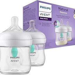 Philips Avent Natural Baby Feeding Bottle Twin Pack | No.1 Brand Recommended by Moms Worldwide | Ideal for 0 months+| Natural Response Technology Mimics Breastfeeding | Uniquely Designed Nipple releases milk only when baby drinks | Pack of 2 | SCY670/02-image-25