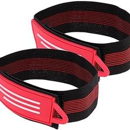 Meadawgs® 1 Pair Bicycle Ankle Leg Strap Cycling Bike Pants Band Leg Clip Strap Red-image-6