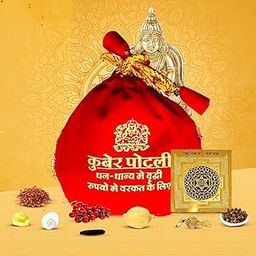 Shree Laxmi Potli for Wealth and Prosperity with Laxmi Kuber Yantra for Success, Mind Peace, Increse Positivity and Acctract Money-image-12