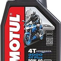 Motul 3000 4T Plus 20W40 API SN HC Tech Engine Oil for Bikes (1 L)-0
