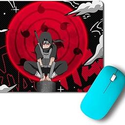 JIGARI Animie Theme Multicolor Unique Printed Mouse Pad | Smooth Mouse Control for Laptop, Notepad, Desktops | Animies Accessories for Fans (Itachi Uchiha - Naruto, Regular (22 x 18 cm))-image-42