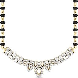 yellow-gold and Solitaire Mangalsutra for Women-image-77