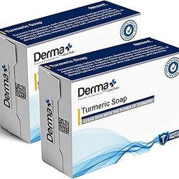Derma+Cure Turmeric Collagen Soap Bar | Tan Removal | preventing wrinkling and sagging | fading dark spots and hyperpigmentation | Natural & clear acne | face & body soap | Combo | Pack of 2 |125gm-image-46