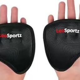 Leosportz Gym Gloves for Men and Women - Backless Workout Gloves for Weight Lifting | Open Gym Glove with Leather Pad and Neoprene | Hand Workout Gloves | Best Gift for Men (Open Back)-image-5