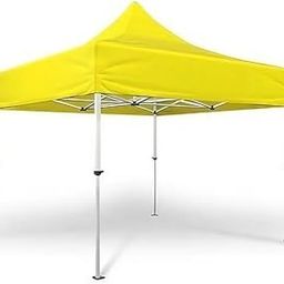 KIQA Outdoor Gazebo Tent, 3x6m, 3x3m, 2x2m Heavy-Duty Waterproof Outdoor Gazebo (White, Blue, Red, Black, Green, Yellow, 3x3m,2x2m,3x6m) (Yellow, 3x3)-picture-28
