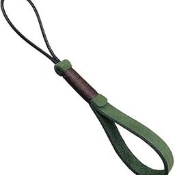 COOLive Handmade Genuine Leather Car Keychain Key Chain Car Accessories Light Green, 12 Years-image-12