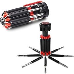 COZIESS 8 in 1 Screwdriver with Flashlight 1PCS Multifunction Screwdrivers Gadgets Repair Tools, General Professional Repair Tool for DIY Home Kitchen Car-image-51