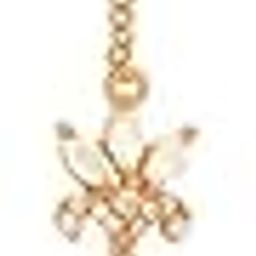 Women Rose Gold-Plated Zircon Studded Handcrafted Maang Tikka-image-57
