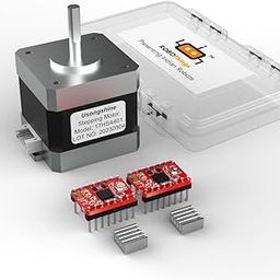 RoboThings NEMA17 4.2 Kg-cm Stepper Motor – D Type Shaft with 2-Set A4988 driver-15
