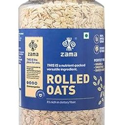 Zama Rolled Oats 700 gms | 100% Whole Grain | Gluten-Free | Nutrient-Rich Breakfast Cereal | Diet Food for Weight Loss-7