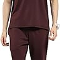 Men's Printed Regular Fit Lower Set | Half Sleeve Polo Tshirt | Co-ord Set | Nightdress Pajama Set for Men's-image-16
