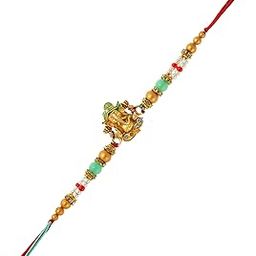 CraftVatika Rakhi Magnet Gift for Brother Fridge Magnet for Fridge Decoration Ganesha Rakhi for Bhaiya Boy Men Single Rakhi Rakhi Magnet Combo Set, Magnet for Decor-image-58