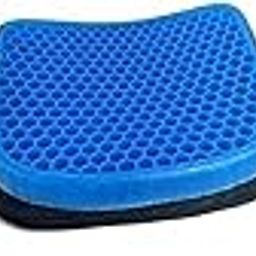 Sakar 3 pcs Gel Orthopedic Seat Cushion with Non-Slip Cover for Tailbone & Lumbar Support | Breathable Honeycomb Chair Pad Office, Car, Home, Wheelchair Soft Silicone Seater Back Pain Relief-image-47