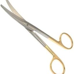 BISCO MAYO SCISSOR CURVED (TC),IMPORTED,PROFESSIONAL USE. (7")-20