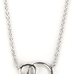 By Caratlane Stay With Me Circle Pendant Necklace In 925 Silver For Womens-image-67