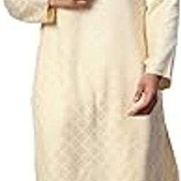 Men's Printed Straight Kurta With Pyjamas-6