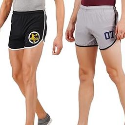 Men Regular Solid Cotton Short (Boxers_Men_bf_Shorts_Gry&BLK3_L_bz) Multicolour-image-94