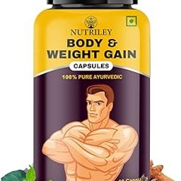Nutriley Weight Gainer Capsules, Increase Medicine, Badhane Ki Dawai for Men & Women - 60 Capsules (Pack of 1)-29