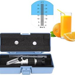 Agatige Refractometer, 0-90% Brix Meter Refractometer Handheld Sugar Refractometer High Accurate Brix Measurement Meter with ATC, Wine Extractor Tester Machine for Fruit, Beverages&Juice, Honey-14