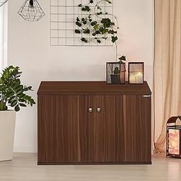 Nilkamal Churchill 2 Door Engineered Wood Shoe Cabinet| Shoe Rack | Shoe Stand with 6-Shelf Comparable Upto 12 Pairs of Shoes (Classic Walnut)-image-51